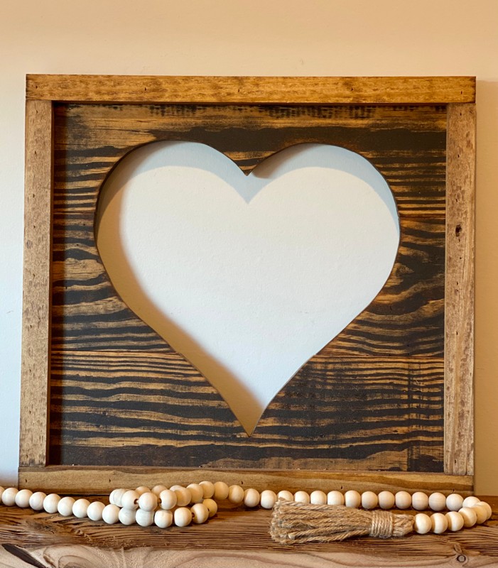 Pallet Art | Farmhouse Series Heart