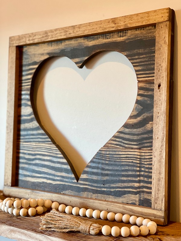 Pallet Art | Farmhouse Series Heart