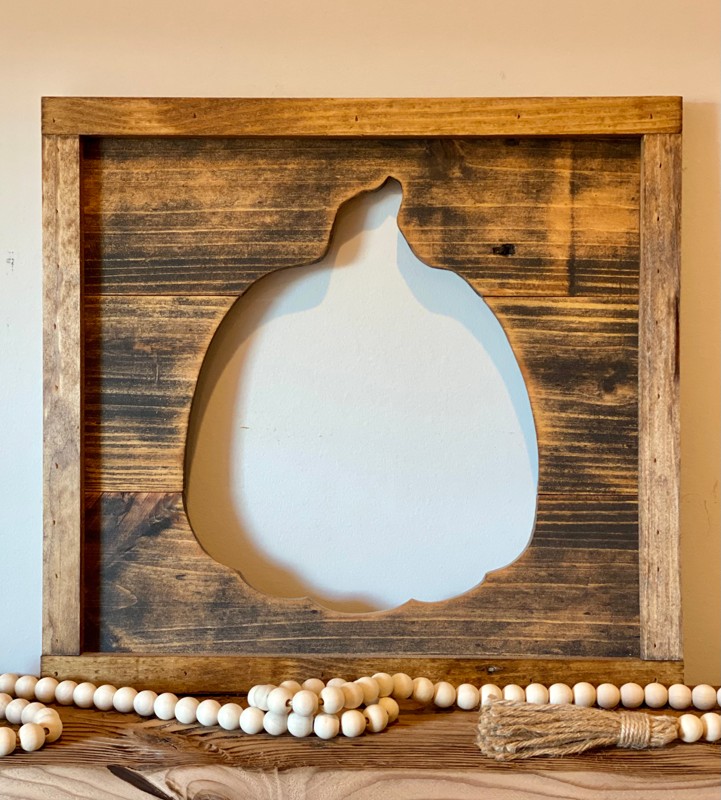 Pallet Art | Farmhouse Series Pumpkin