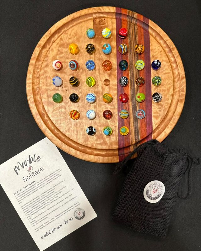 Marble Solitare Game -Maple