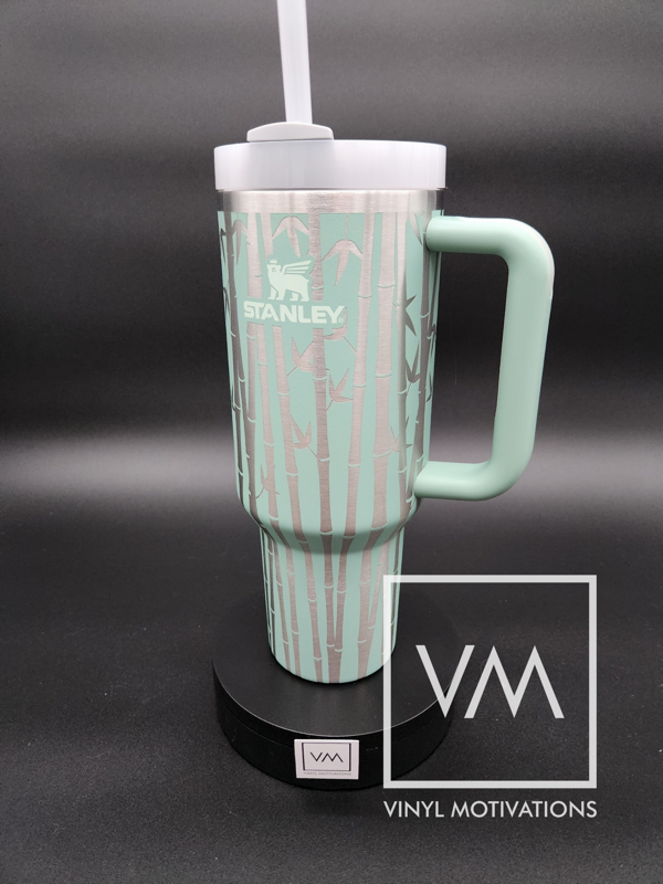 Zen Bamboo 40oz Tumbler Wrap Design