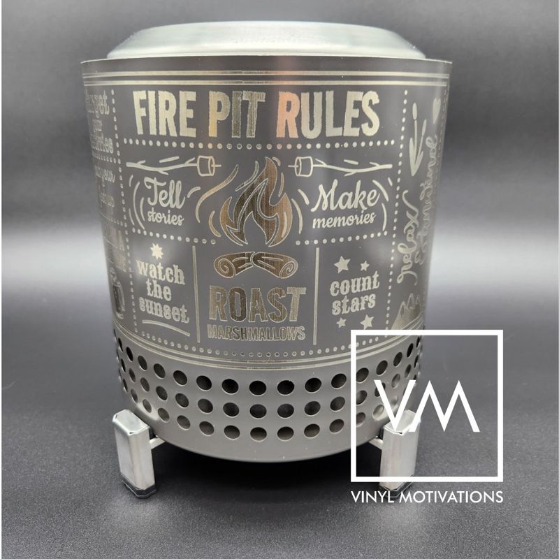 Fire Pit Rules! Custom Solo Stove Mesa / Mesa XL (Ash, Mesa)