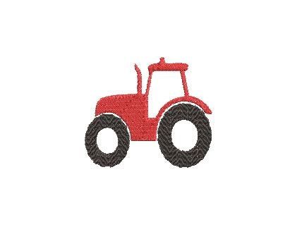 Farm Tractor Machine Embroidery Design, NOT A PATCH, 4 Sizes Farm Tractor Designs, Farmer, Tractor, Farm, Farmhouse