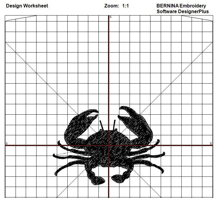 Crab Machine Embroidery Design, NOT A PATCH, Crab, Sea Life, Nautical, Beach, Wildlife, Nature, Sea Creature, 5 Sizes