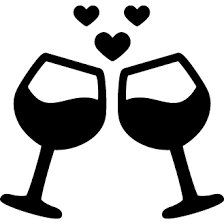 Wine Glasses with Hearts, Machine Embroidery Design, 3 Sizes, Wine Designs, Cook, Kitchen, Bakery, Apron Design, Wine Lovers, Merlot