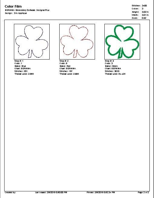 Shamrock Applique, Clover Applique, Machine Embroidery Design, 4 Sizes, Hat Designs, Cook, Kitchen, Bakery, Apron Design