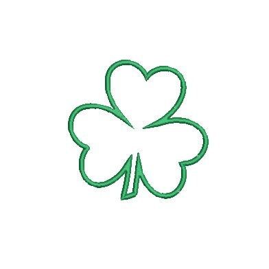 Shamrock Applique, Clover Applique, Machine Embroidery Design, 4 Sizes, Hat Designs, Cook, Kitchen, Bakery, Apron Design